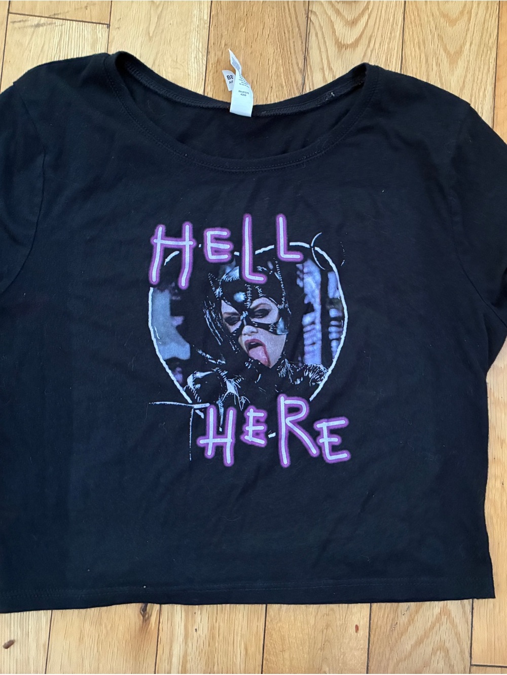Batman Returns 'Hell Here' Cropped Tee
